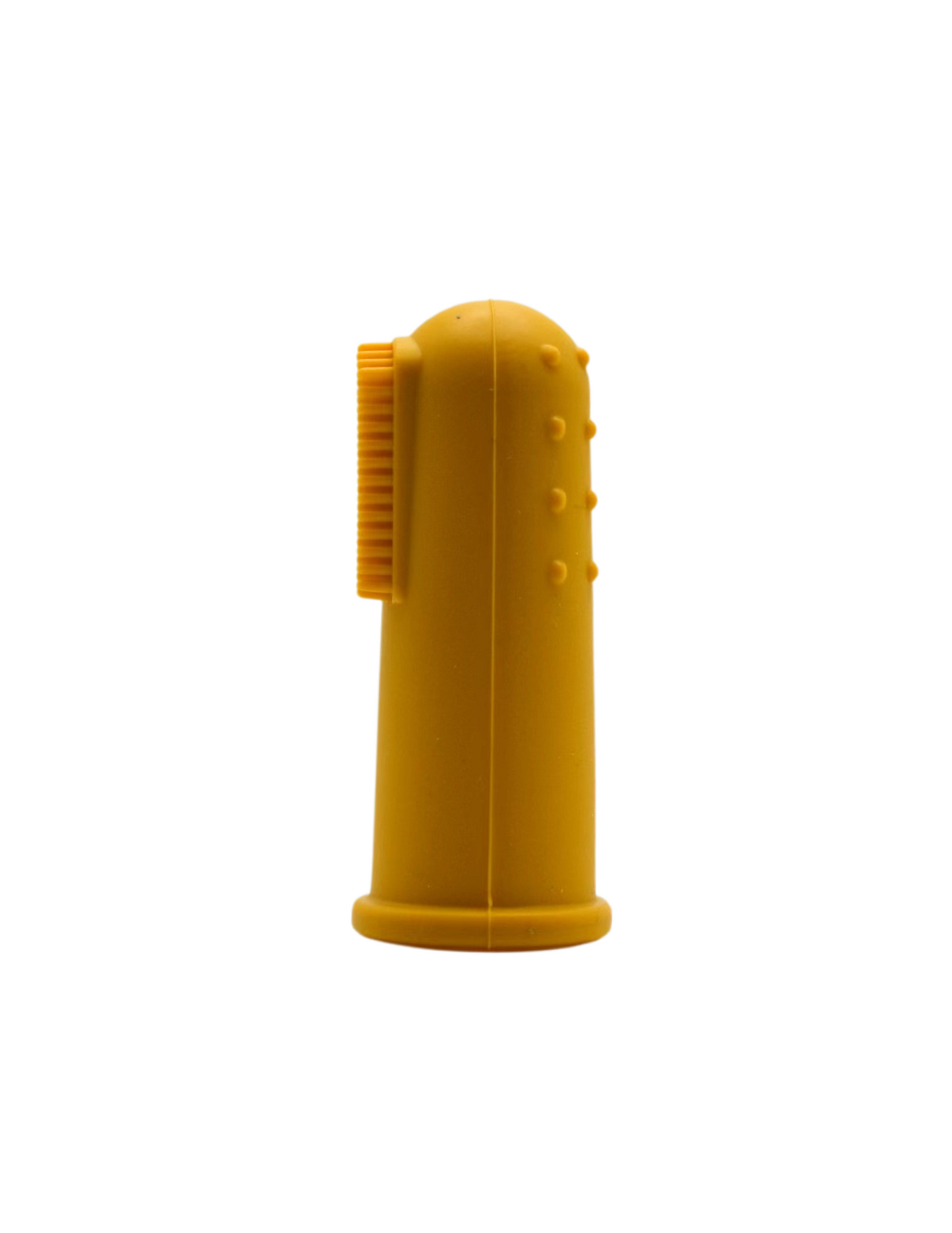 Finger Toothbrushes // Mustard & Army Green