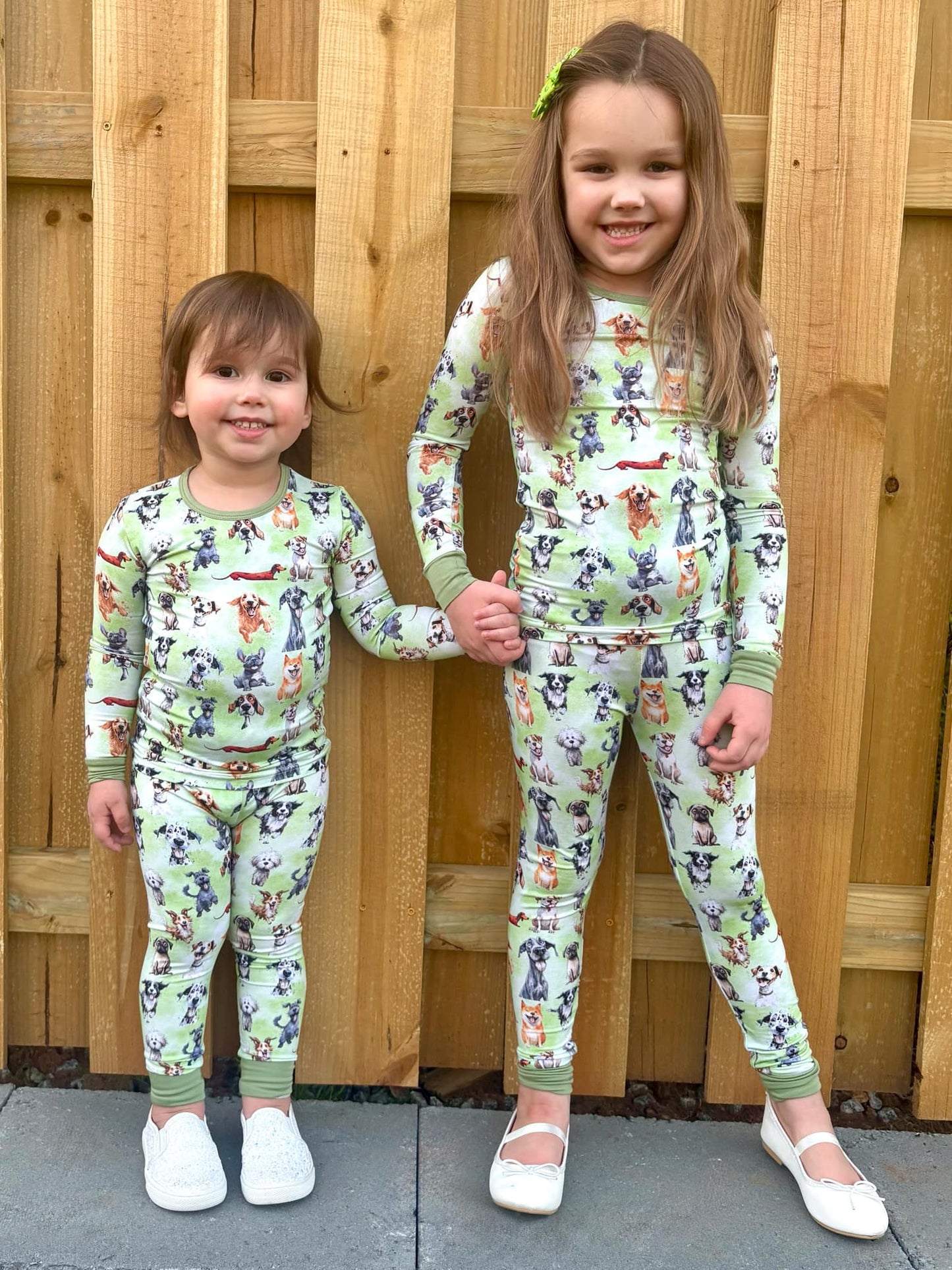 Smiley Paws 2 Piece Pajama